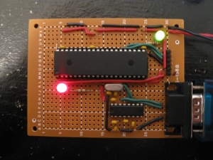 dsPIC30F4011 Prototyping Board Top (small)