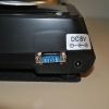 The serial port on the side