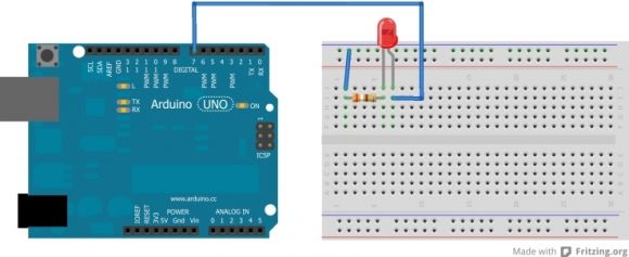 Arduino LED Blink Diagram