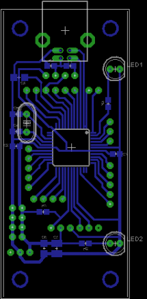 PIC18F4550 SMD RD2 PCB