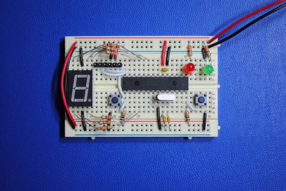 PIC18F242 7-Segment LED Board (1)