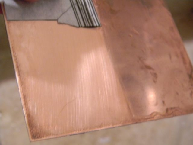 Wet sanding PCB
